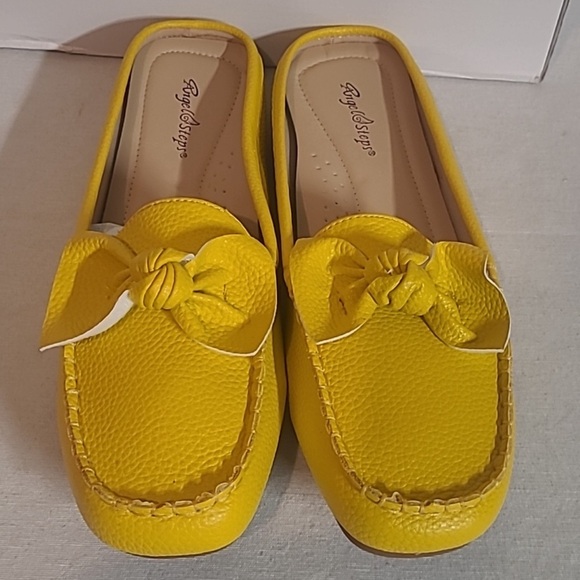Bright Yellow Women's Mules by Royal Steps - Picture 1 of 6